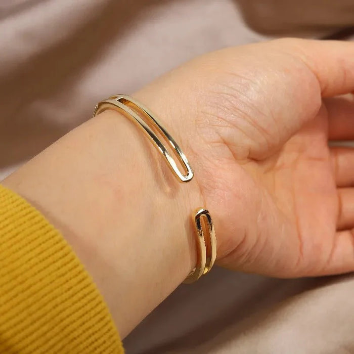 Sandra Diamond Knot Cuff Bracelet