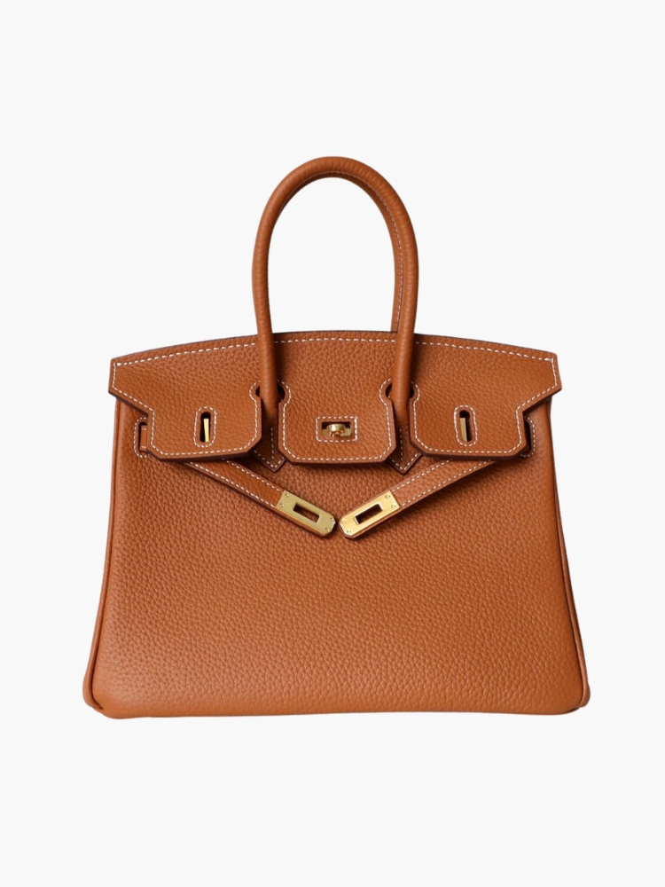 Alina | Tan Leather Tote Bag-Handbag-Urban Devyne-Urban Devyne