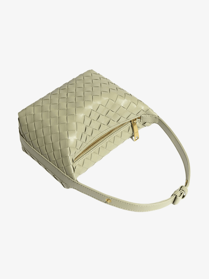 Irene | Woven Leather Tote Bag-Handbags-Urban Devyne-Urban Devyne