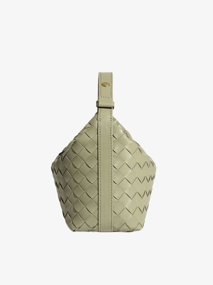 Irene | Woven Leather Tote Bag-Handbags-Urban Devyne-Urban Devyne