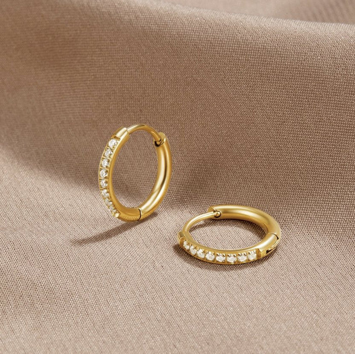 Rosalind | Eternity Hoop Earrings-Earrings-Urban Devyne-Urban Devyne