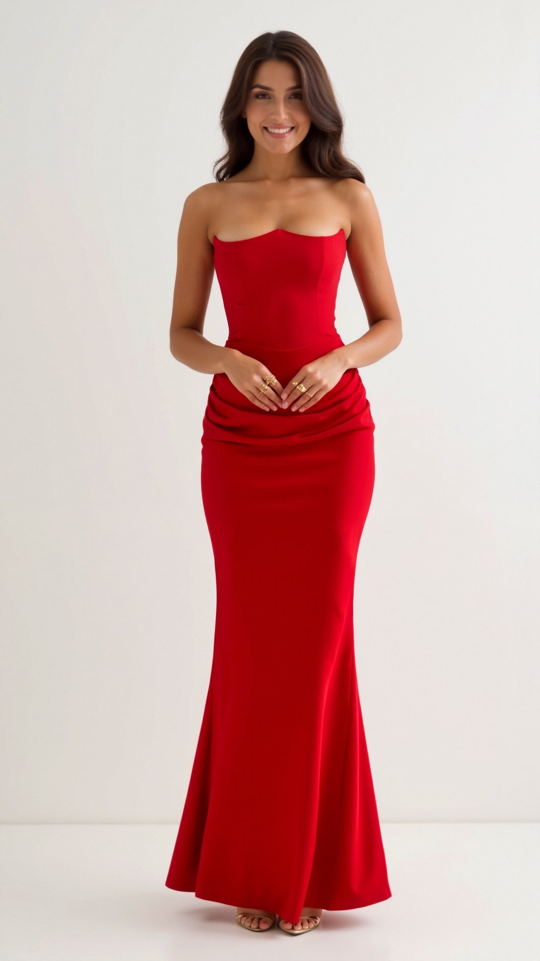 Isabella | Corset Maxi Dress-Maxi Dresses-Urban Devyne-Red-XS-Urban Devyne