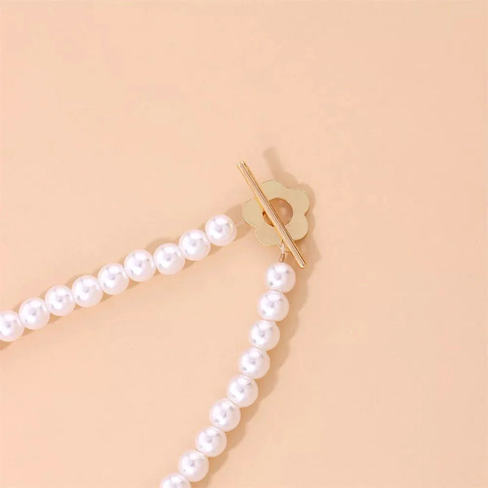 Hollie Flower Clasp Choker Necklace