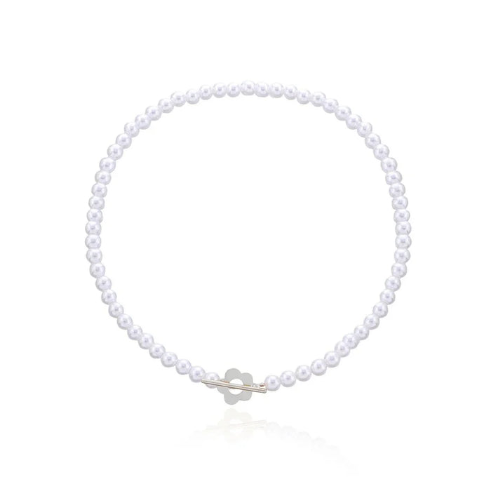 Hollie Flower Clasp Choker Necklace