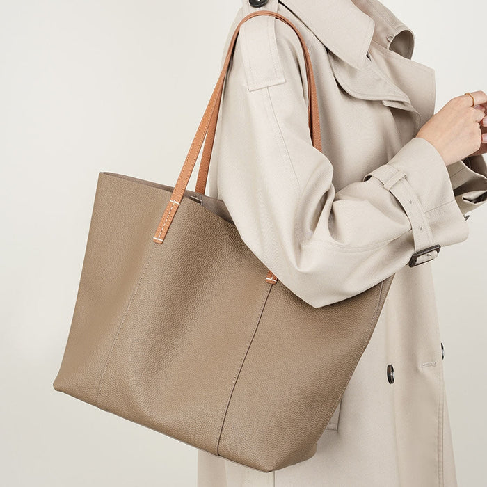 Jessica | Leather Tote Bag-Shoulder Bags-Urban Devyne-Urban Devyne