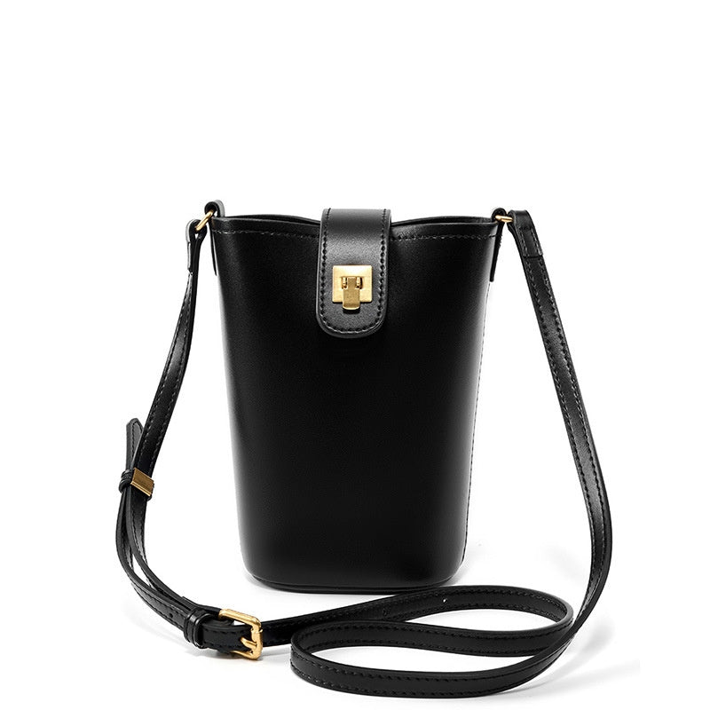 Avy | Ivory Leather Quilted Crossbody Bag-Crossbody Bag-Urban Devyne-Black-Urban Devyne