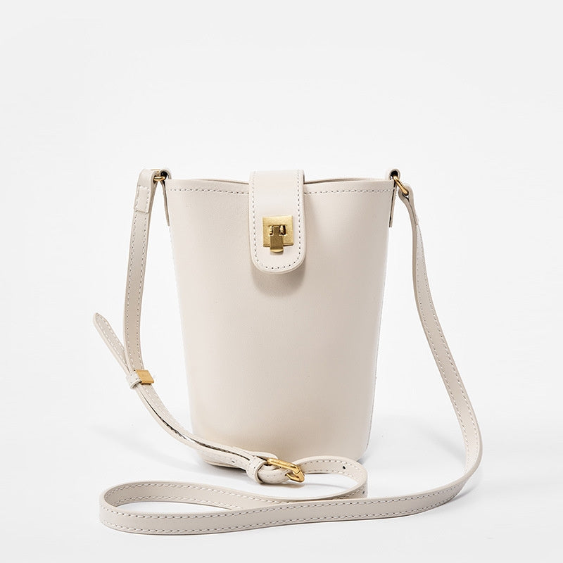 Avy | Ivory Leather Quilted Crossbody Bag-Crossbody Bag-Urban Devyne-Off-White-Urban Devyne