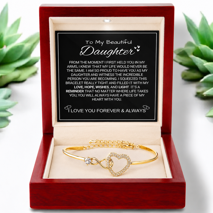 To My Daughter - Forever Linked - Bracelet