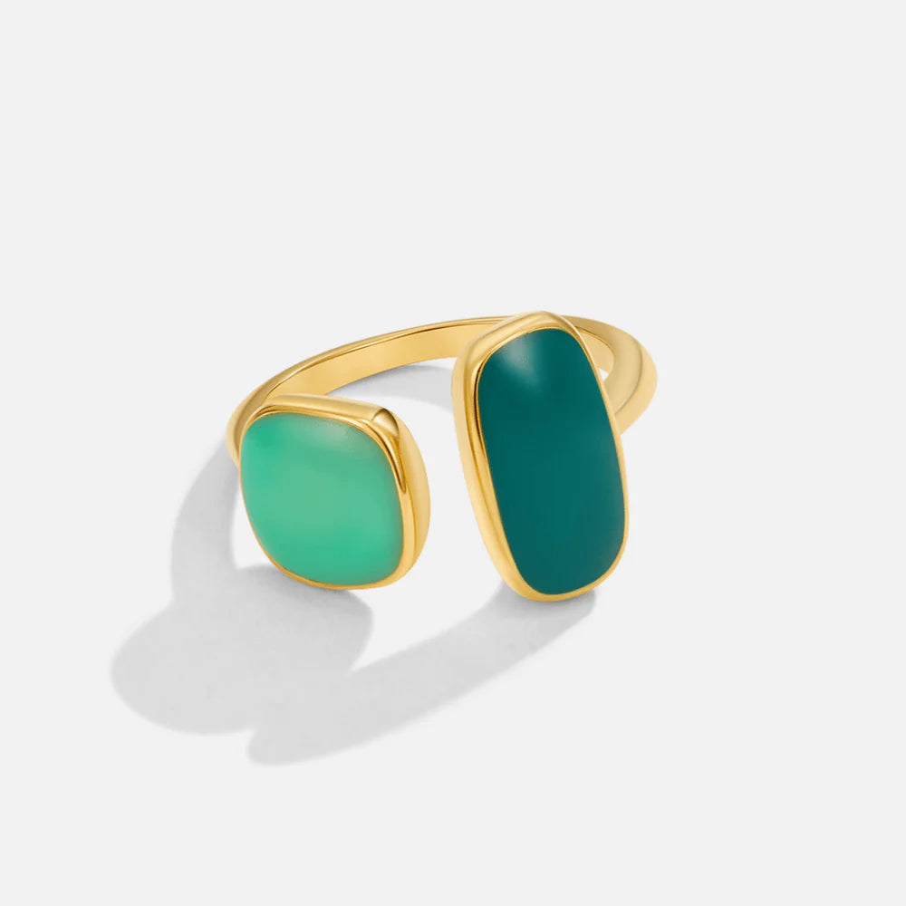 Clarissa | Aquamarine Stone Wrap Ring-Ring-Urban Devyne-Urban Devyne
