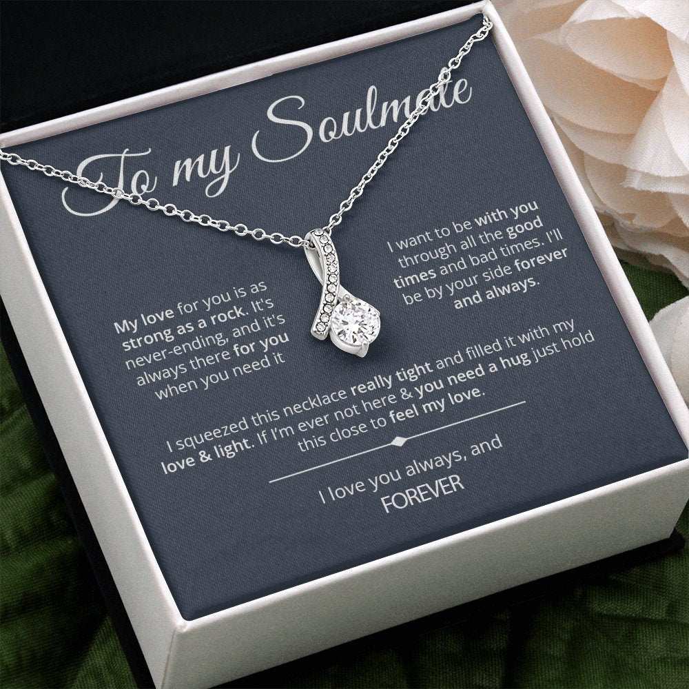 To My Soulmate Necklace - Strong As Rock