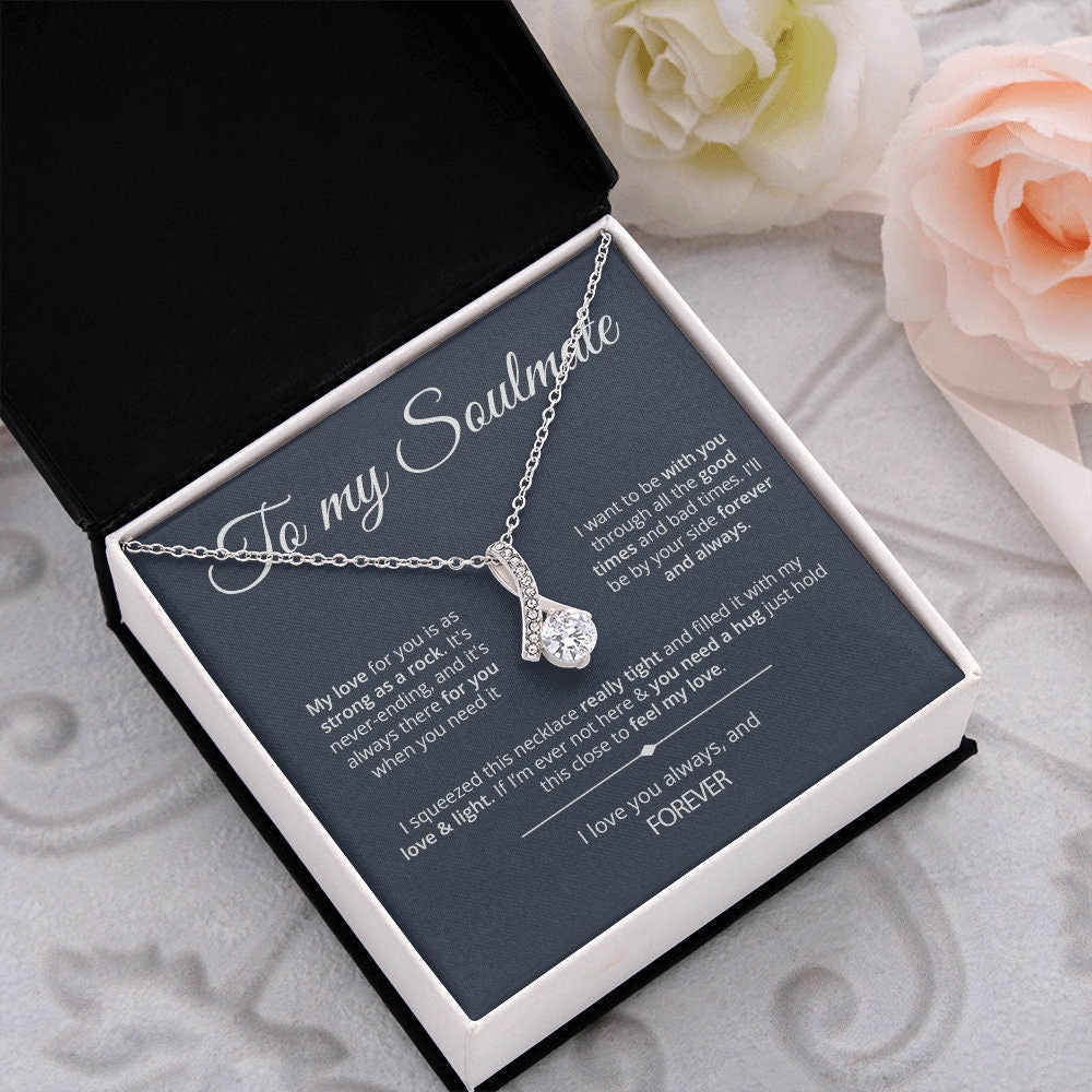 To My Soulmate Necklace - Strong As Rock