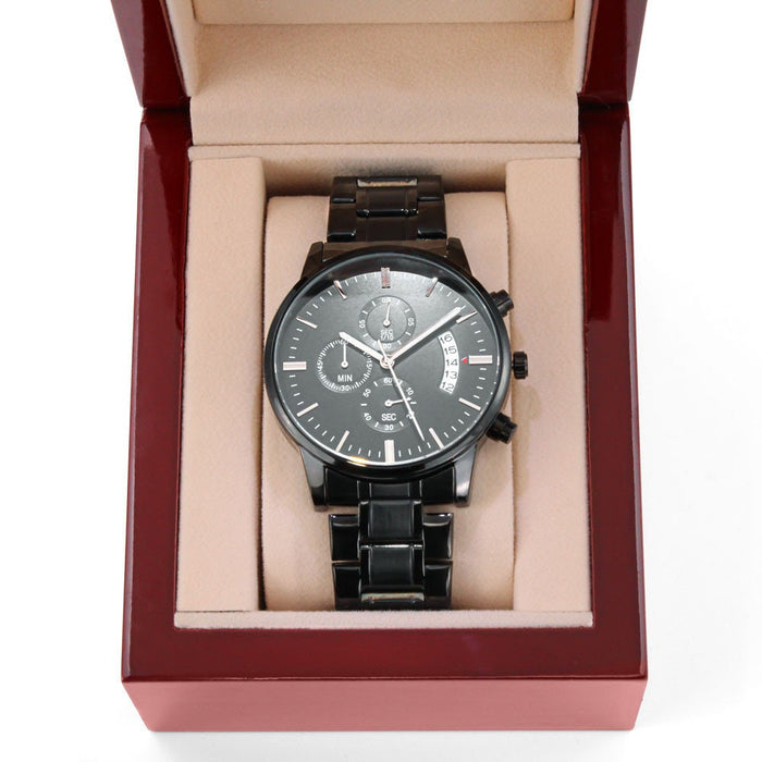 Men's Watch "I Love You More. The End. I Win."