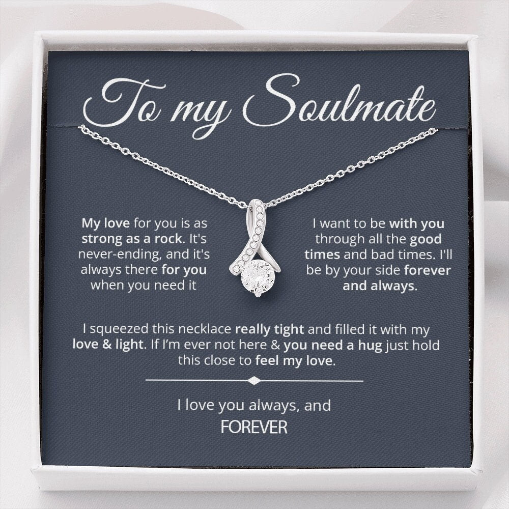 To My Soulmate Necklace - Strong As Rock