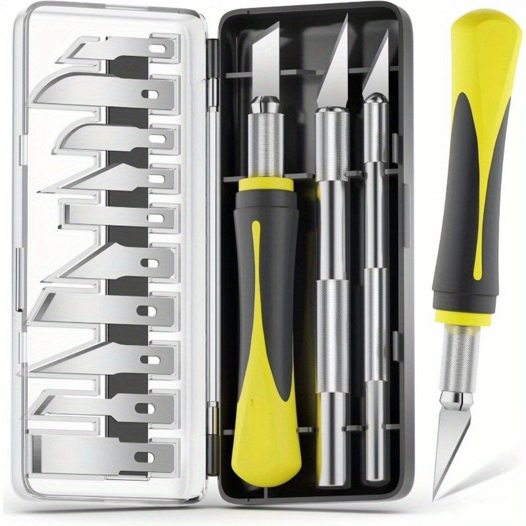 Carving Knife Set for Precision Pumpkin Carving with Sharp Ergonomic Blades