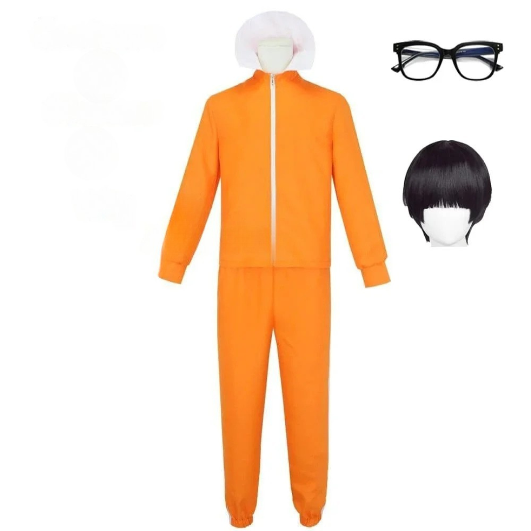 Cartoon Villain Costume Set for Kids with Mask and Scarf