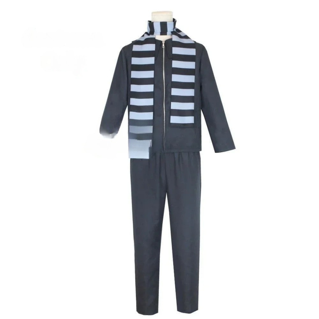 Cartoon Villain Costume Set for Kids with Mask and Scarf