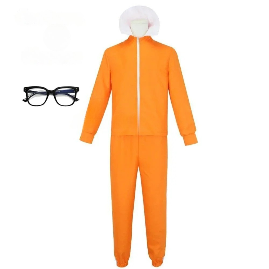 Cartoon Villain Costume Set for Kids with Mask and Scarf