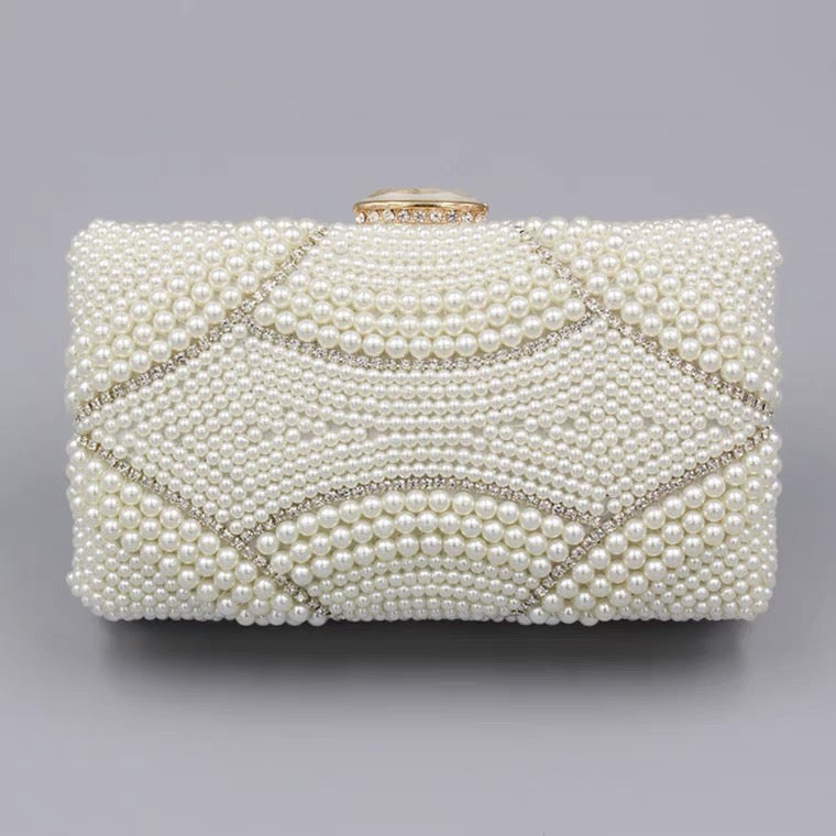 Lunette | Pearl Clutch-Clutches-Urban Devyne-Urban Devyne
