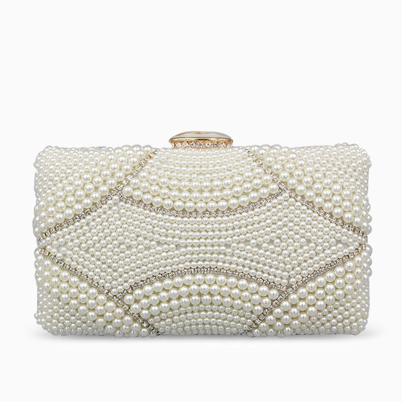 Lunette | Pearl Clutch-Clutches-Urban Devyne-Urban Devyne