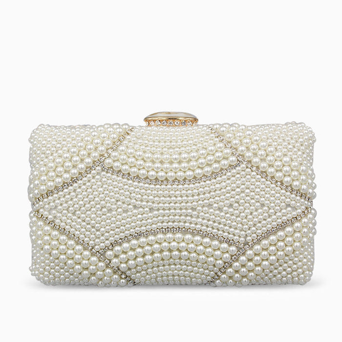 Lunette | Pearl Clutch-Clutches-Urban Devyne-Urban Devyne