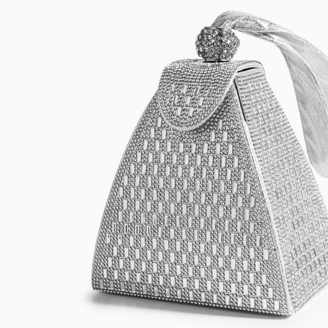 Celeste | Crystal Pyramid Handbag-Handbag-Urban Devyne-Urban Devyne
