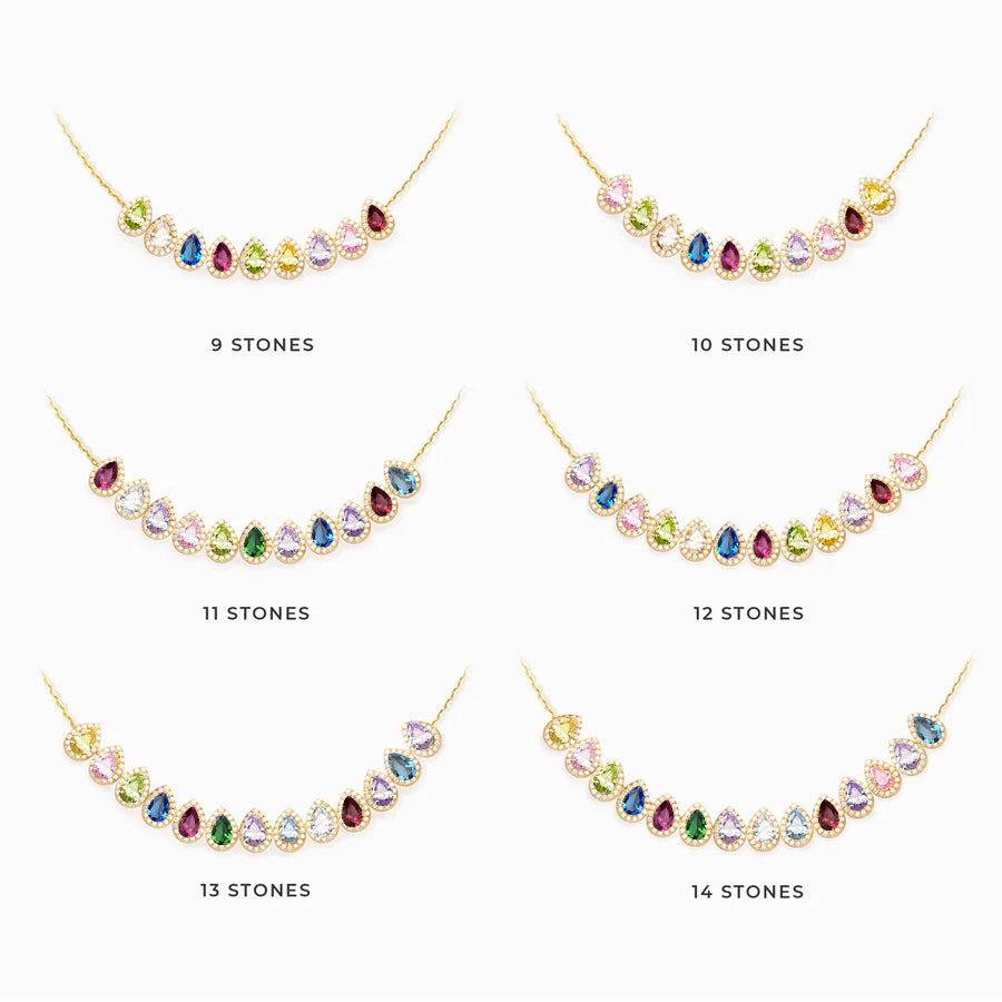 Birthstone Necklace Tears Of Joy