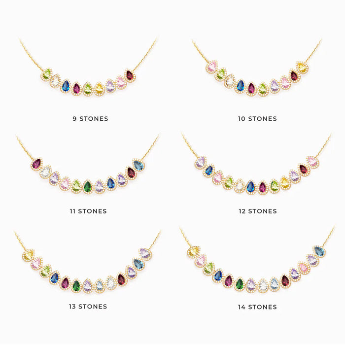 Birthstone Necklace Tears Of Joy