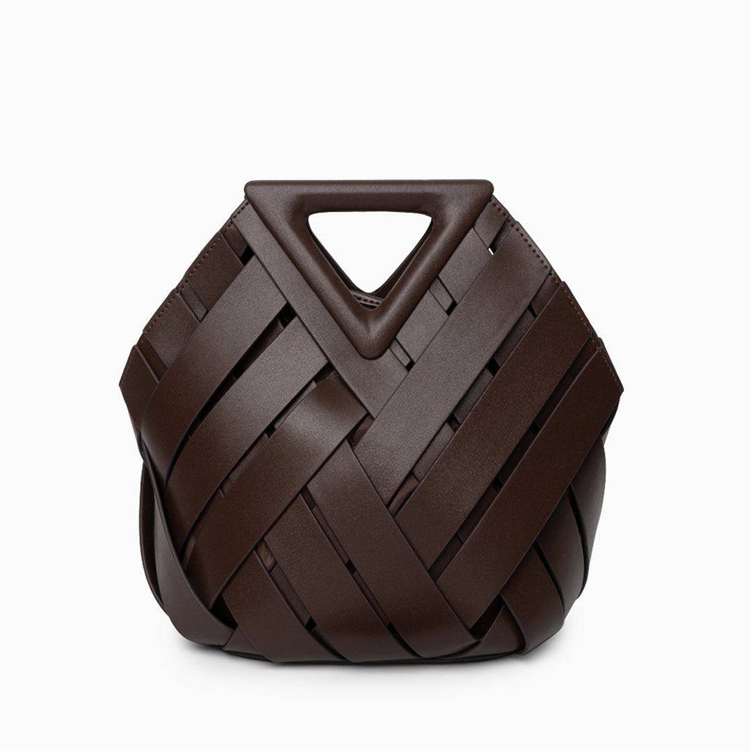 Rina | Woven Handbag-Handbag-Urban Devyne-Brown-Urban Devyne