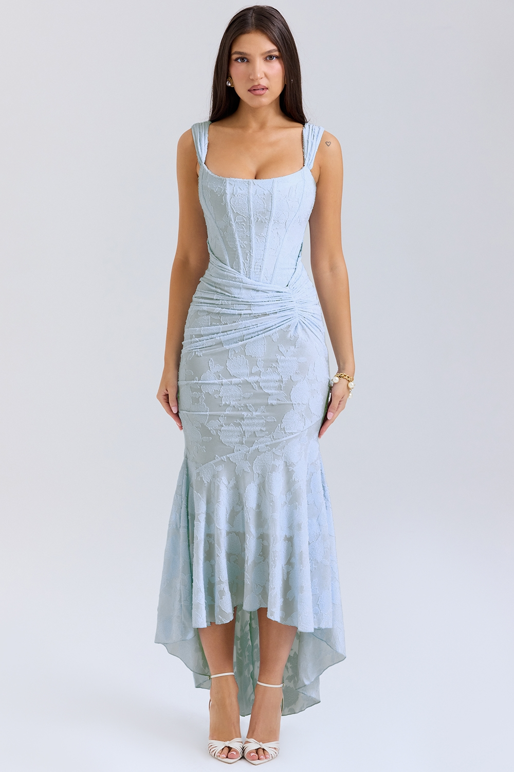 Serelina | Elegant Maxi Dress-Dresses-Urban Devyne-Blue-XS-Urban Devyne