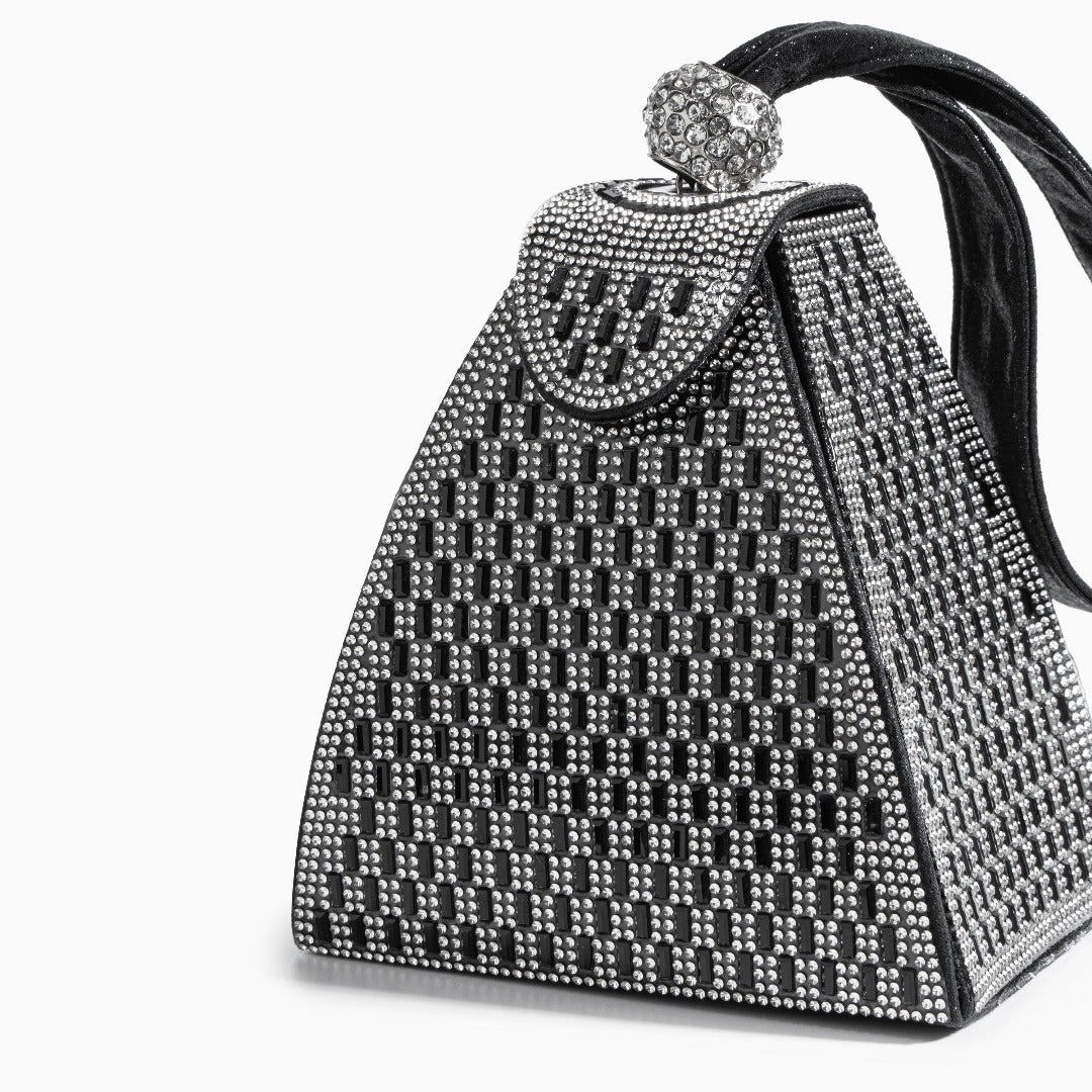 Celeste | Crystal Pyramid Handbag-Handbag-Urban Devyne-Urban Devyne