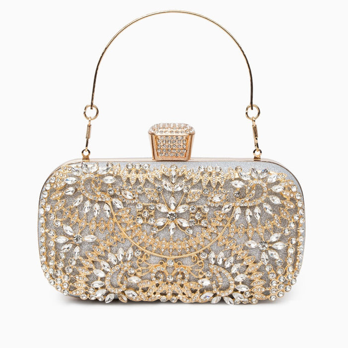 Natalie | Petal Clutch Bag-Clutches-Urban Devyne-Silver-Urban Devyne