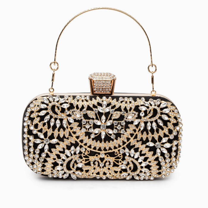 Natalie | Petal Clutch Bag-Clutches-Urban Devyne-Black-Urban Devyne