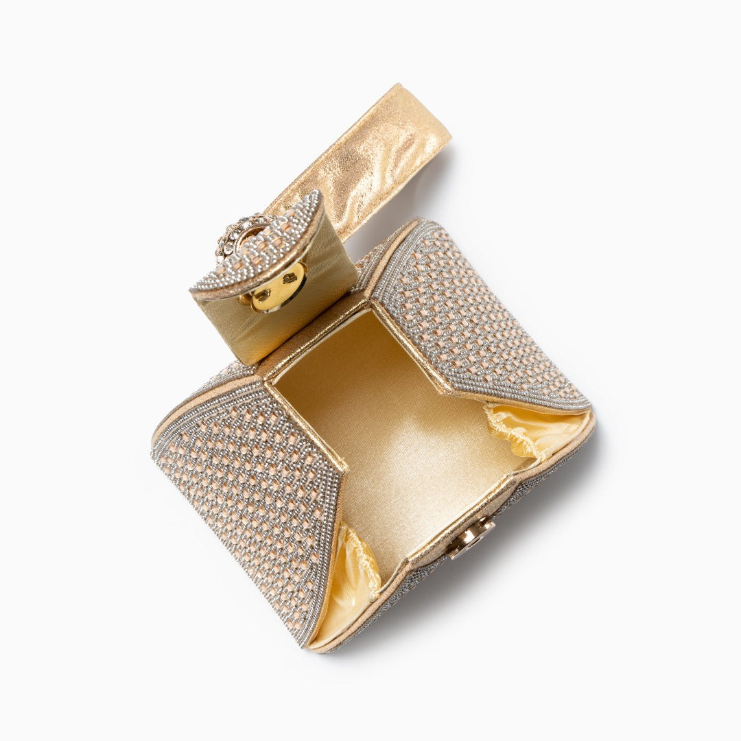 Celeste | Crystal Pyramid Handbag-Handbag-Urban Devyne-Urban Devyne