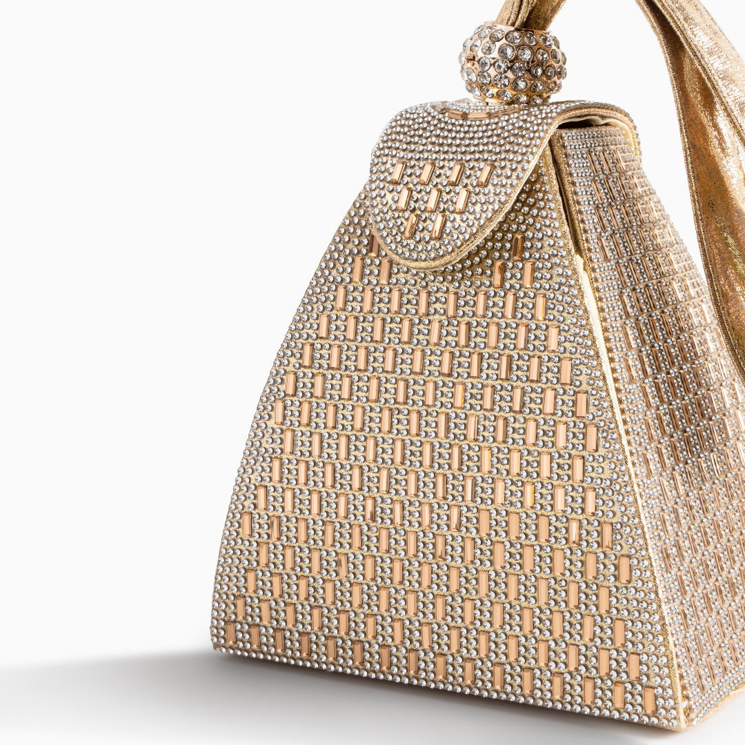 Celeste | Crystal Pyramid Handbag-Handbag-Urban Devyne-Urban Devyne
