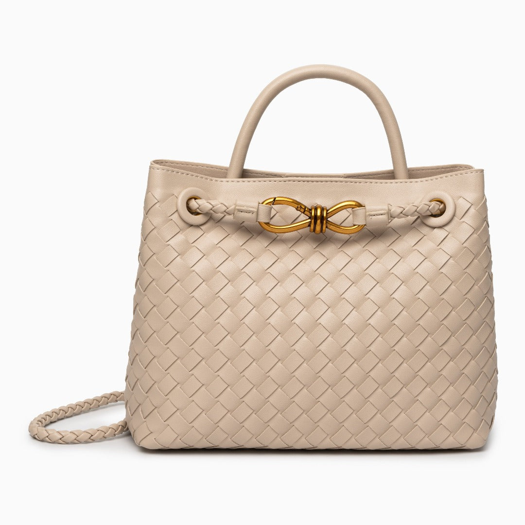 Adela | Woven Crossbody Bag-Handbag-Urban Devyne-Cream-Urban Devyne