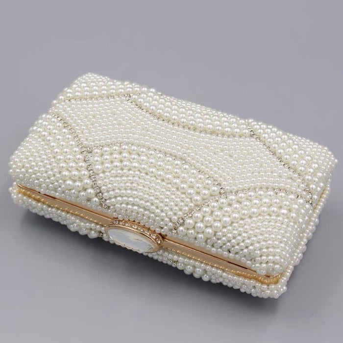 Lunette | Pearl Clutch-Clutches-Urban Devyne-Urban Devyne
