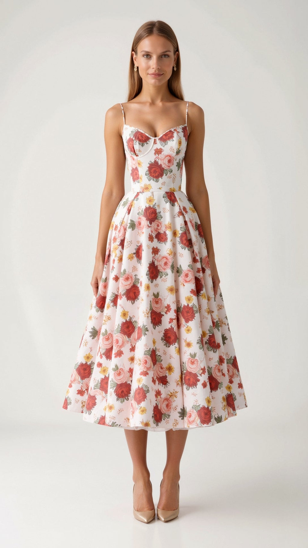 Aurelia | Tulle Midi Dress