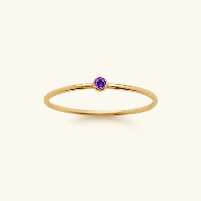 Birthstone Stacker Ring