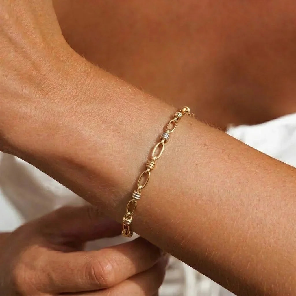 Two Tone Gold Bracelet
