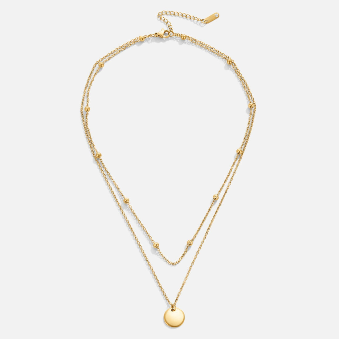 Ava | Layered Disc Necklace-Necklace-Urban Devyne-Urban Devyne