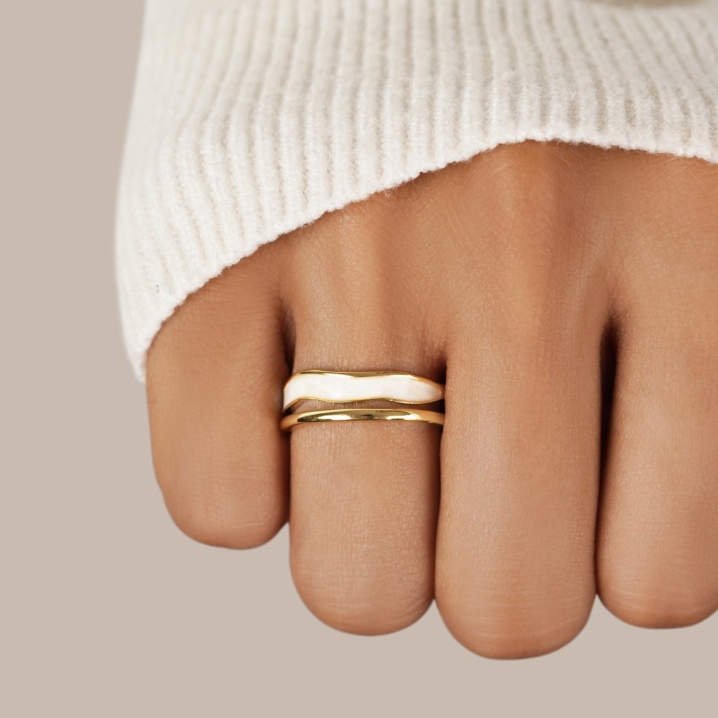 Celestine | Layered Gold Ring-Ring-Urban Devyne-Urban Devyne