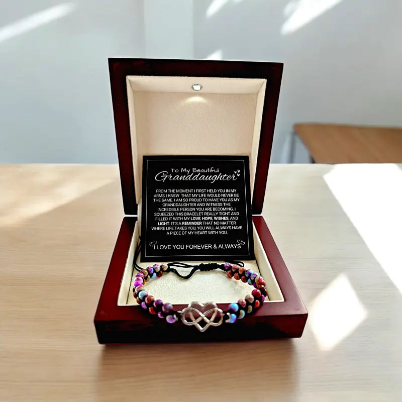 To My Granddaughter - Love You Forever - Bracelet Set