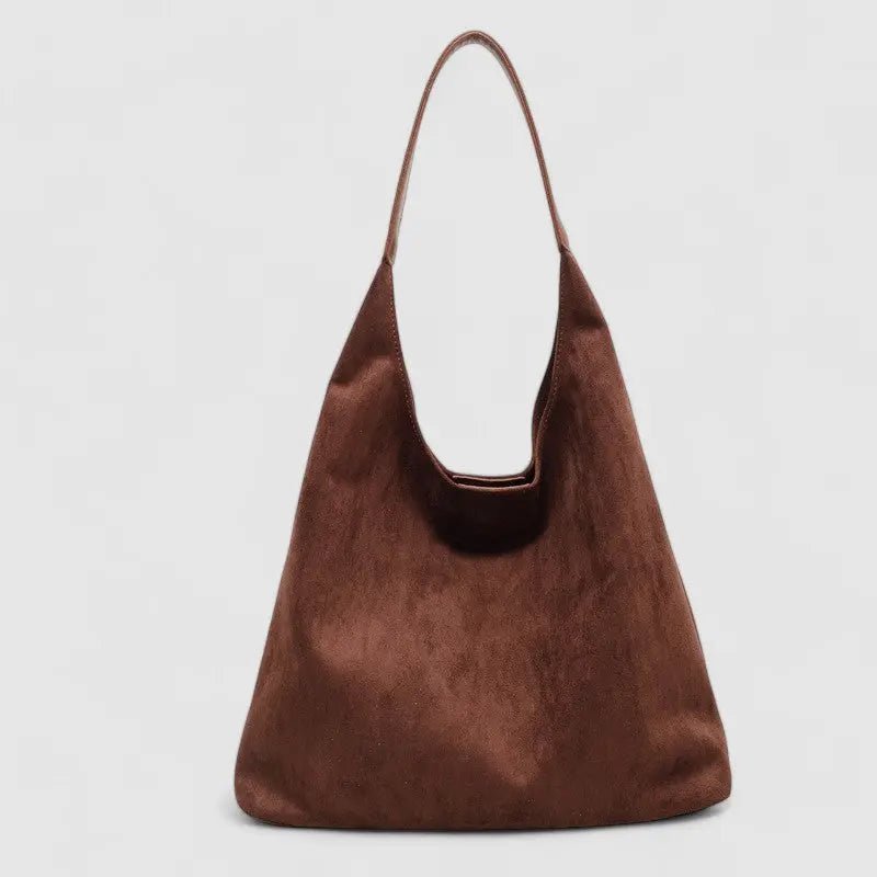 Arden | Suede Hobo Bag-Shoulder Bags-Urban Devyne-Coffee-Urban Devyne