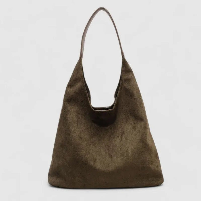 Arden | Suede Hobo Bag-Shoulder Bags-Urban Devyne-Olive-Urban Devyne