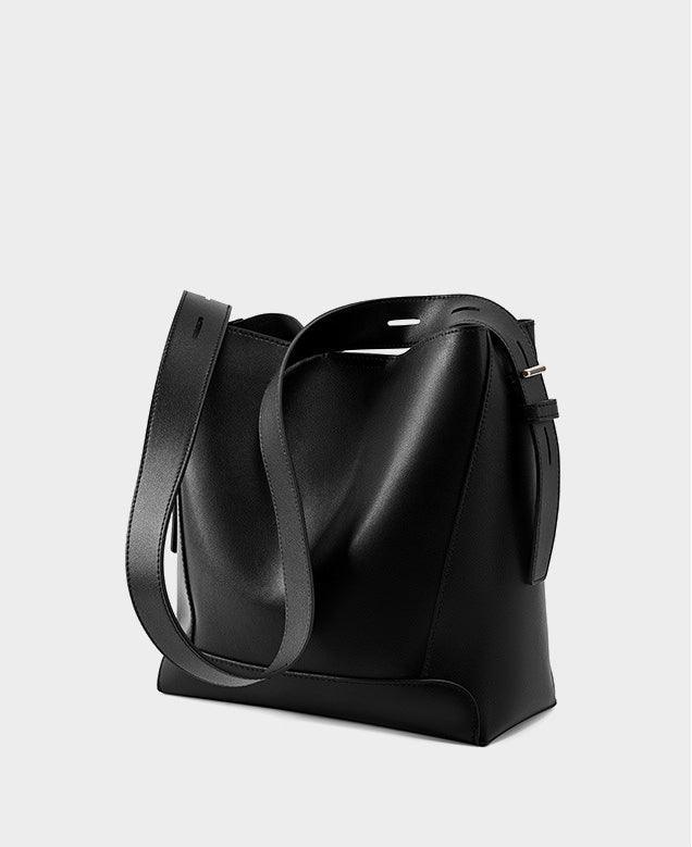Anika | Leather Bucket Shoulder Bag-Shoulder Bag-Urban Devyne-Urban Devyne