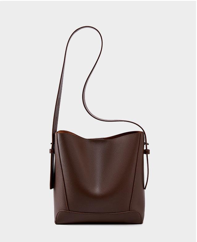Anika | Leather Bucket Shoulder Bag-Shoulder Bag-Urban Devyne-Urban Devyne