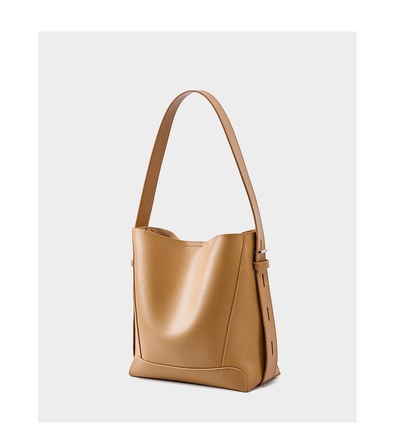 Anika | Leather Bucket Shoulder Bag-Shoulder Bag-Urban Devyne-Urban Devyne