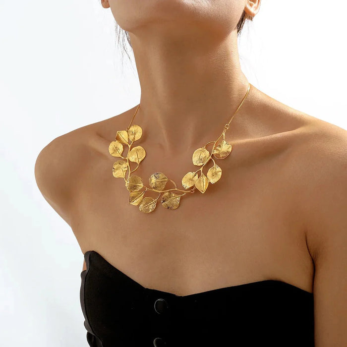 Aisling Nature's Leaf Statement Necklace