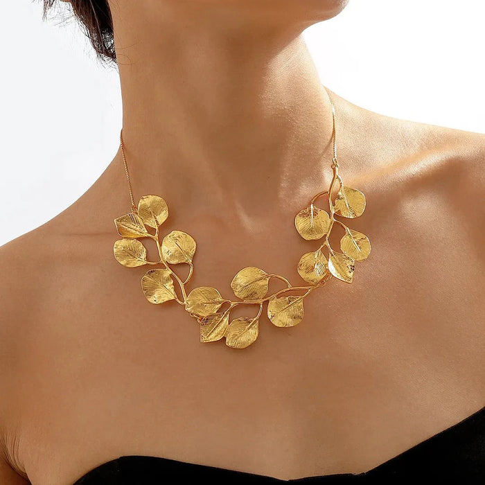 Aisling Nature's Leaf Statement Necklace