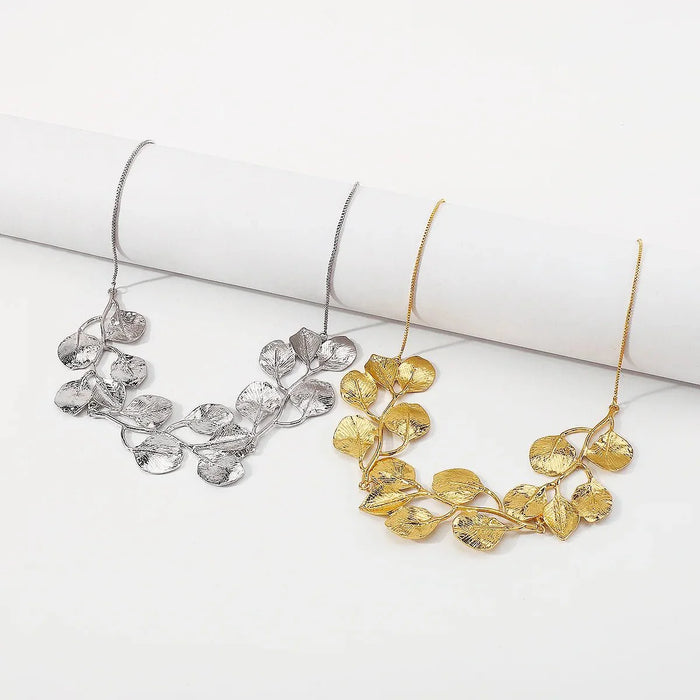 Aisling Nature's Leaf Statement Necklace